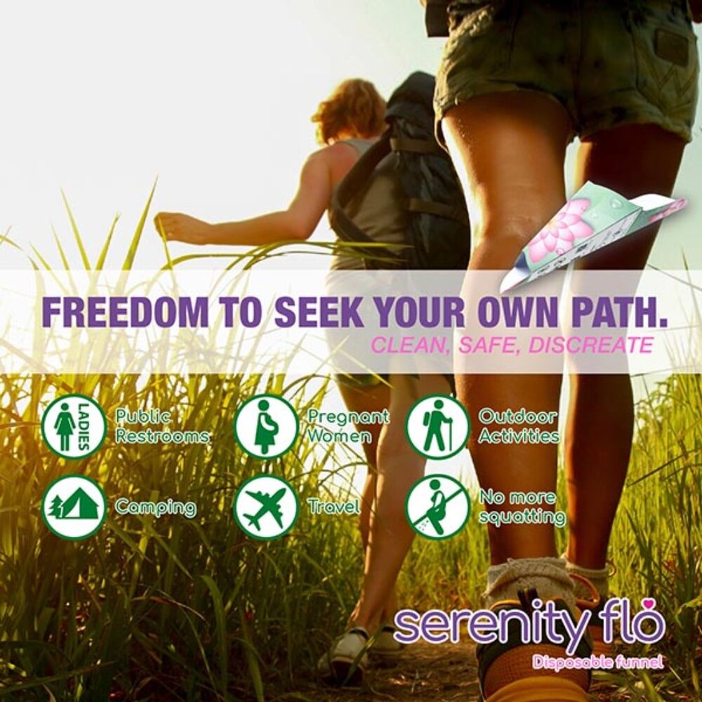 Serenity Flo women's disposable stand and pee funnel 10 pack set - Picture 4 of 6